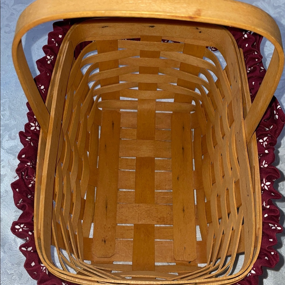 Vintage Longaberger Handwoven Basket in Warm Brown. Discontinued basket. - Picture 5 of 6